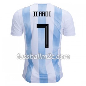 Fußballtrikots Argentinien Icardi 7 Heim Trikotsatz WM 2018